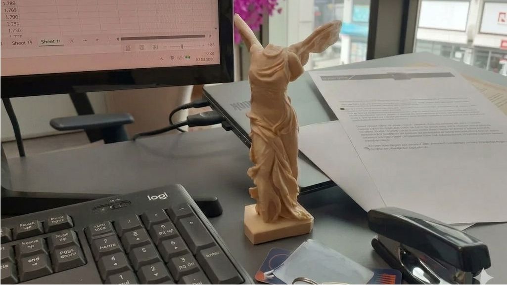 Winged Victory of Samothrace - Real 3D scan