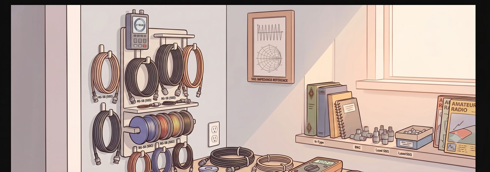 Why 50 Ohms? The Engineering Compromise Behind RF and Old-School Networks